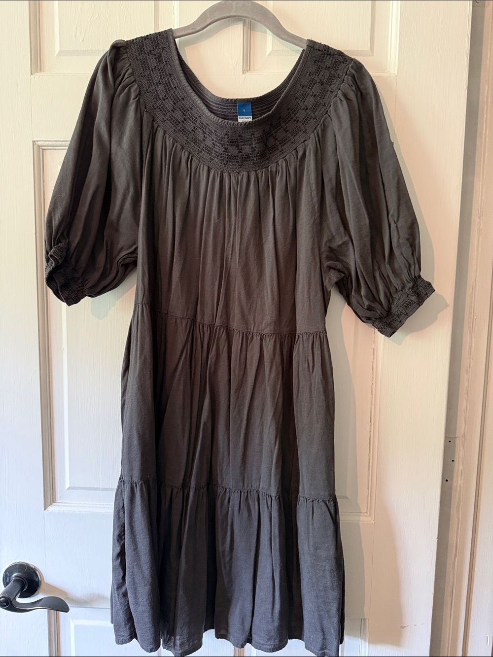 Old Navy Black Textured Knit Top